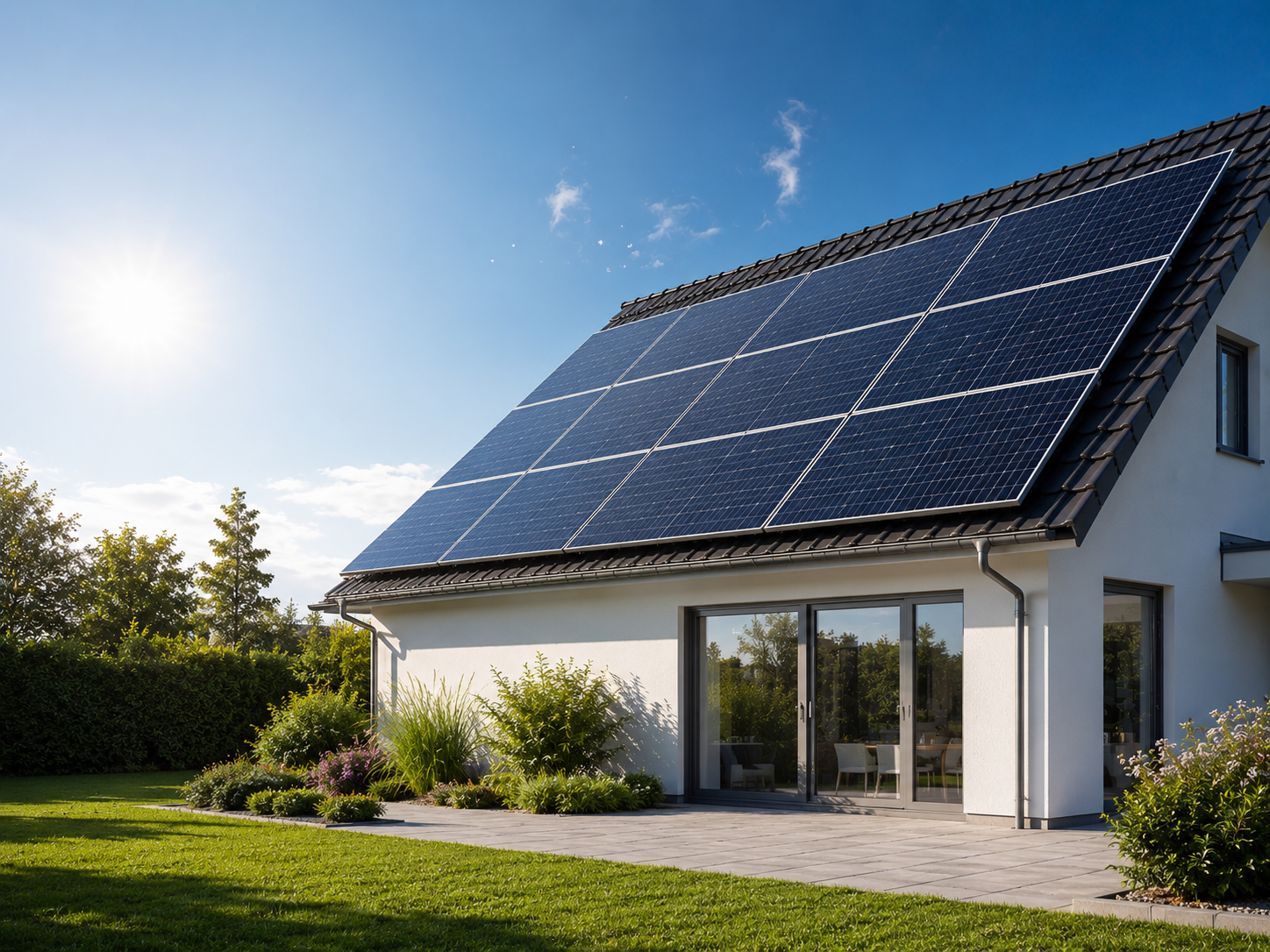 Photovoltaik-Anlage auf Hausdach